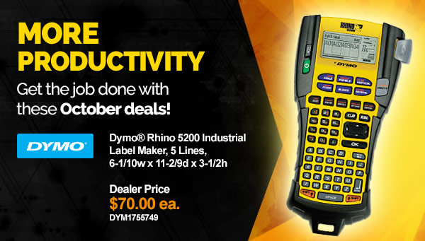 More Productivity -- Get the job done with these October deals!